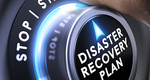 disaster recovery plan button